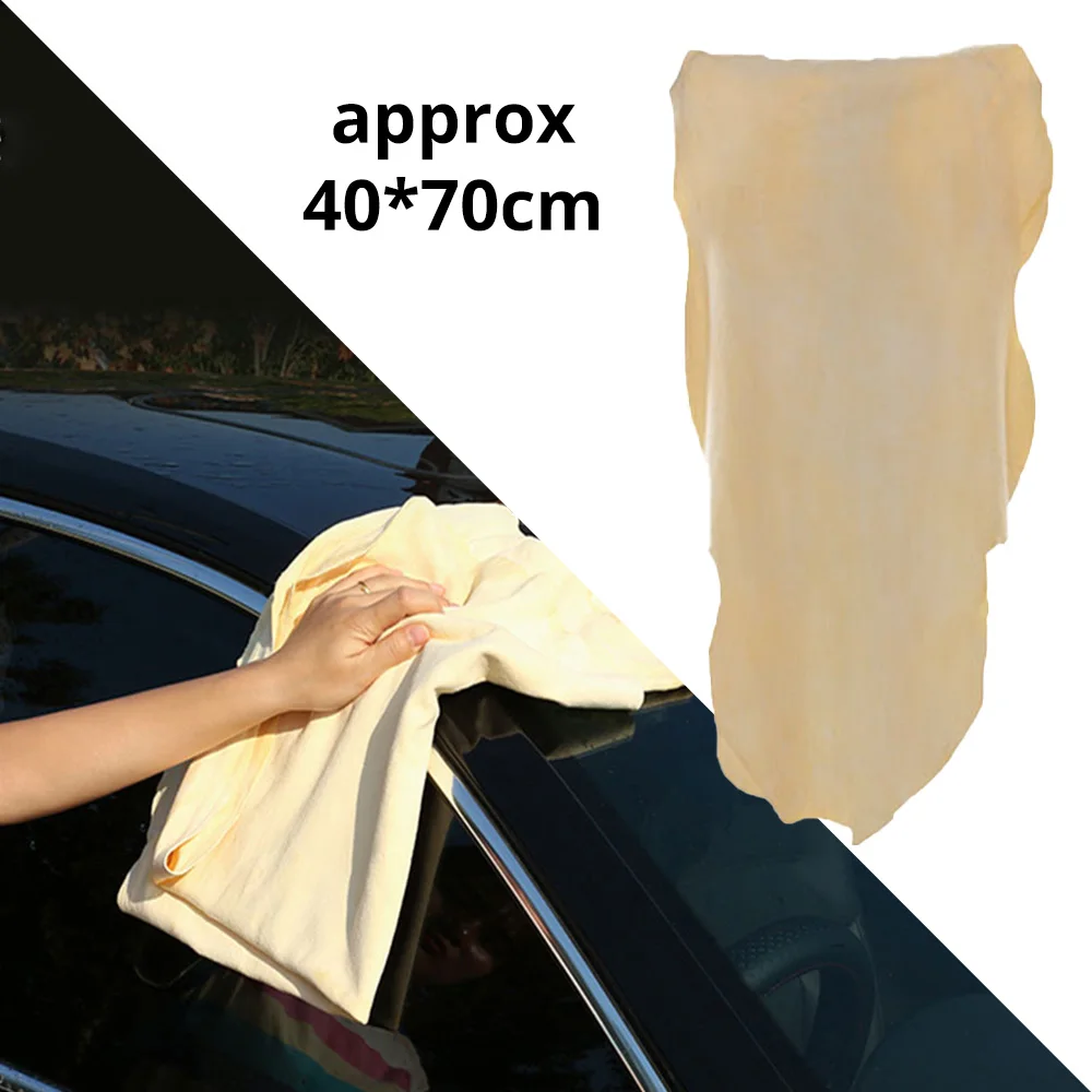 Genuine Chamois Leather. Natural Cleaning Cloth