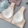 Cotton Nursing Bra for Pregnant Women Padded Ribbed Wire-Free Breathable Bralette Front Opening Breastfeeding Maternity Clothing 3