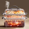 BLAUPUNKT 220V Glass Electric Steamer Multifunctional Household Automatic Steaming Stew All-in-one Breakfast Machine Steamer 6