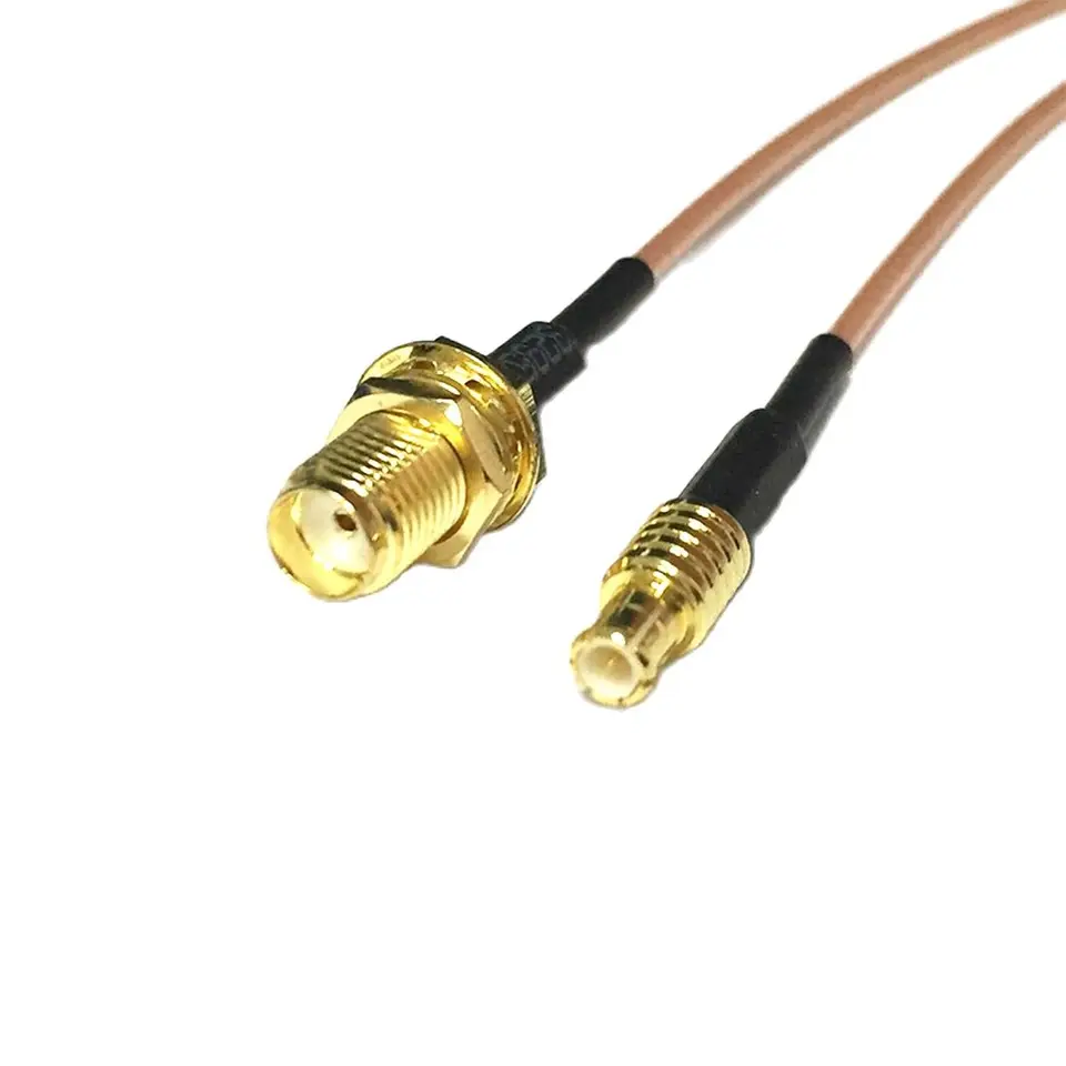 PIGTAIL / ADATTATORI : PIGTAIL MCX Spina Maschio 90 SMA Femmina - Foto 6