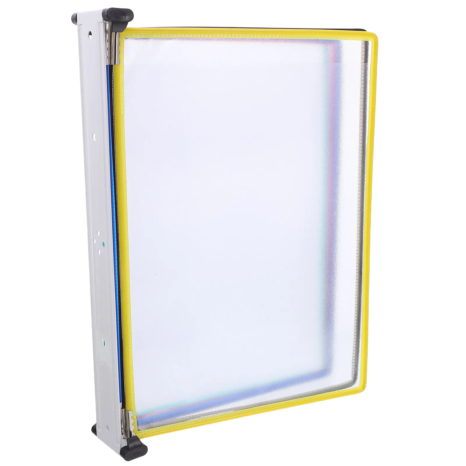 벽걸이 파일 디스플레이 랙 A4 걸이식 문서 정리함 5단 사무용 바인더 참고자료 정리함 종이 폴더 디스플레이