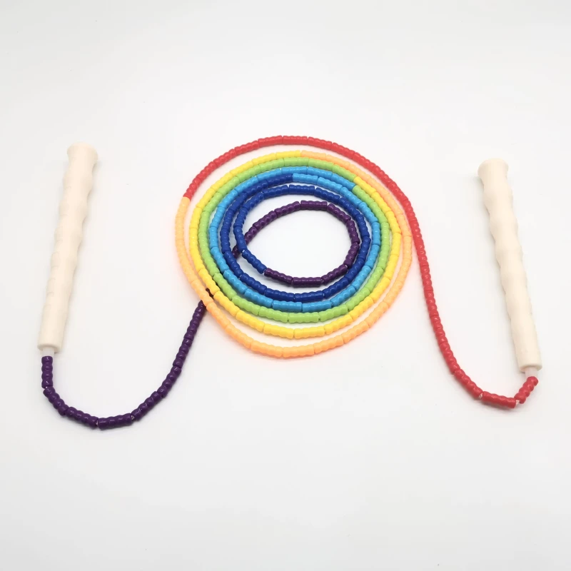 NEVERTOOLATE 17CM HANDLE 240-260-300-360 cm LENGTH KIDS adult use BEADS beaded jump Skipping Rope basic beginner Soft FREESTYLE 5
