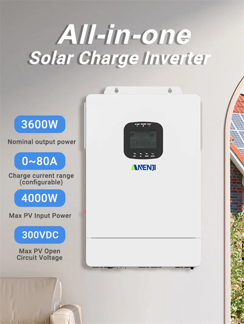 3.6KW 6.5KW 12KW 48V Solar Inverters 110V Hybrid On/Off Grid Inverter inversor s