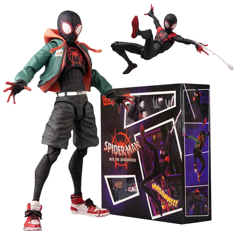Sv Action Spider-Man Noir Action Figure Miles Morales Peter