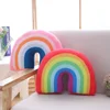 New Cute Rainbow Shaped Pillow Kids Plush Toy Office Sleeping Neck Pillow Children's Room Soft Comfortable Cushion Home Decor 2