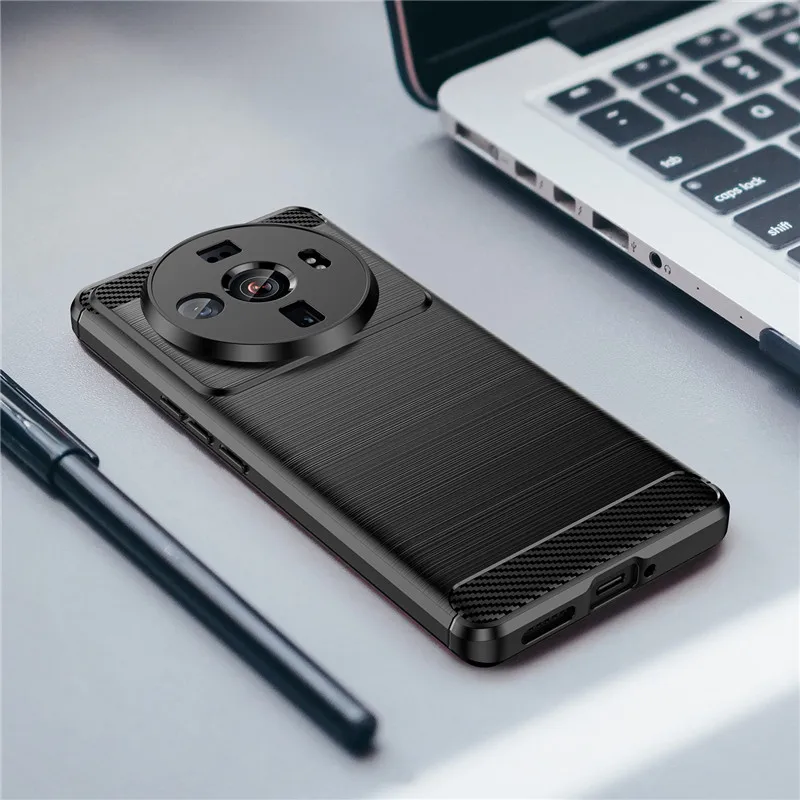 Shockproof Soft Silicone Bumper Case for Xiaomi 12S Ultra - Luxurious Protection Cover
