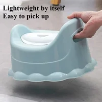 Potty Training Seat Foldable Portable Sitting Posture Urinating Pot Cute Cartoon Anti-leakage Potty Urinal Child Toilet Supplies 2
