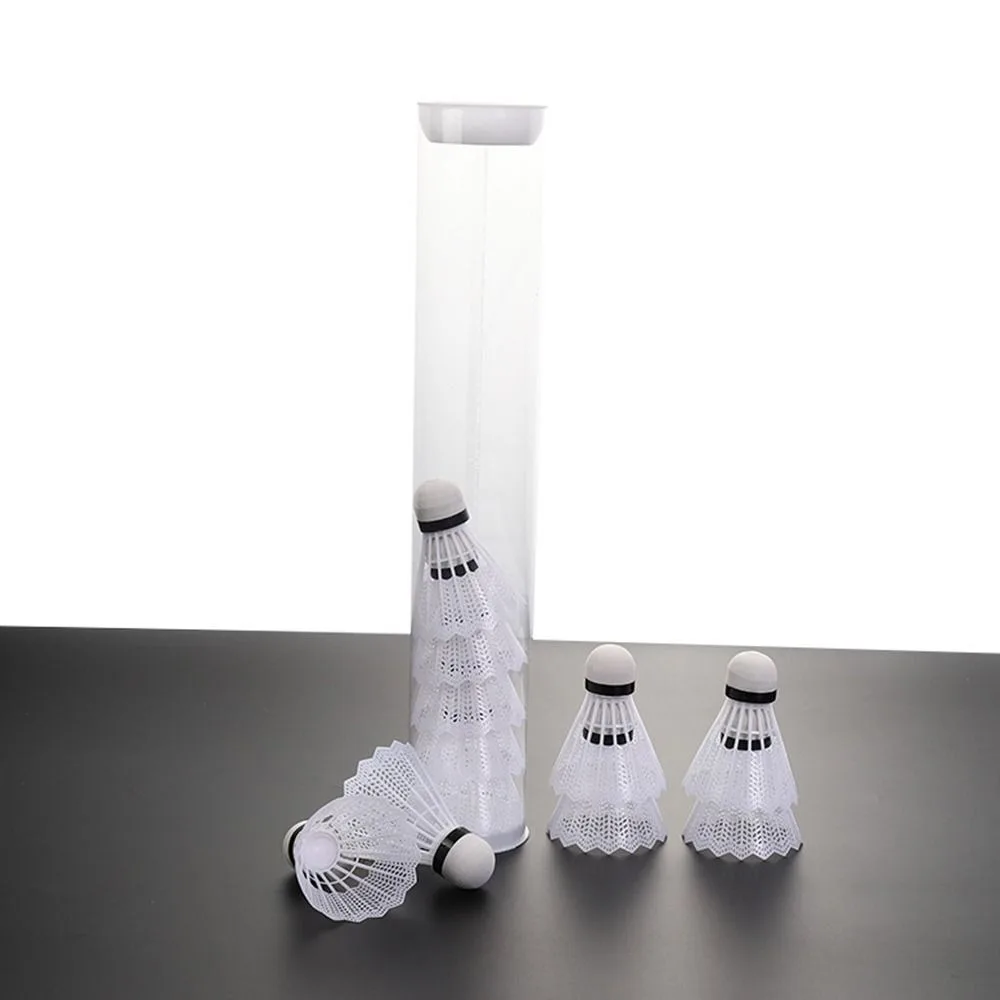 Description Picture 3 of item6Pcs Windproof Badminton Multicolor Foam Ball Head Plastic Shuttlecock Ball Portable Sport Badminton With Clear Storage Bucket