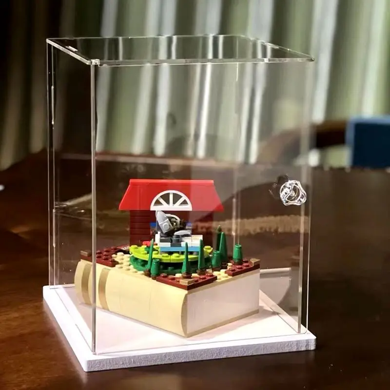 Acrylic Display Case with Door Assemble Acrylic Box for Collectibles Action Figures Toys Storage&Organizing Blindbox acrylic display case acrylic display box
