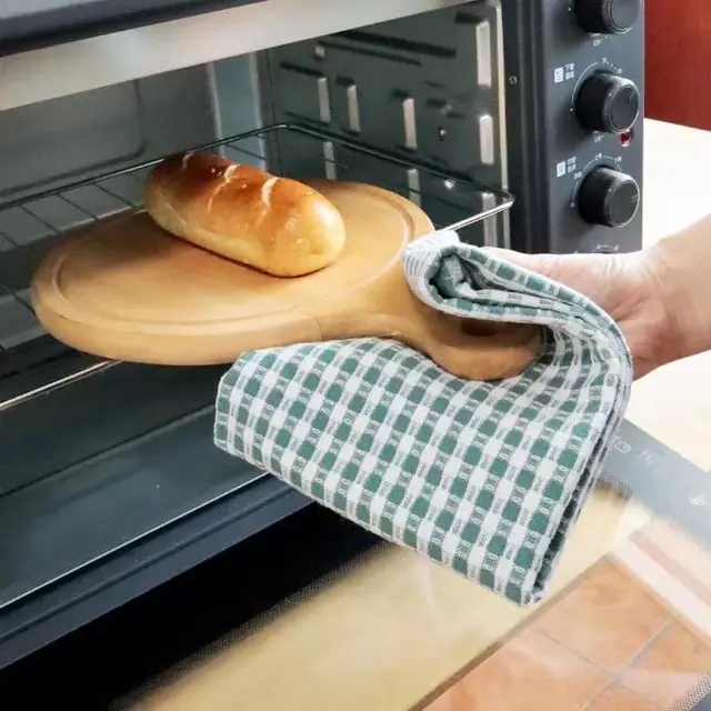 3-Pack 100% Cotton Waffle Weave Kitchen Dish Cloths – Ultra Soft, Absorbent & Quick-Drying Dish Towels for Household Use 2