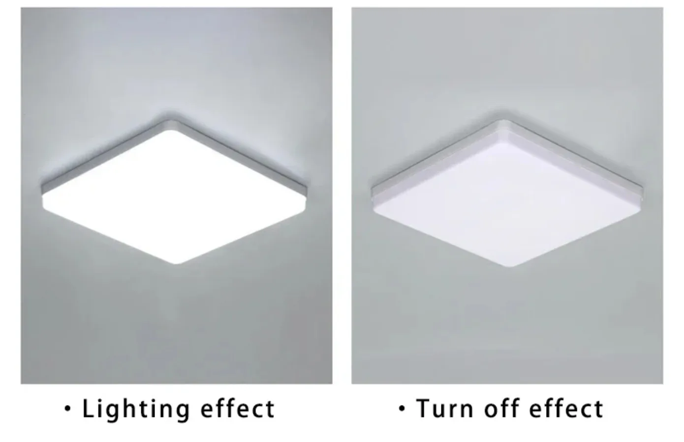 Square Energy-saving LED Ceiling Light Highlight 48W 36W 24W 18W 85-265V Living Room S5014b007269549098564e33846509aa7b