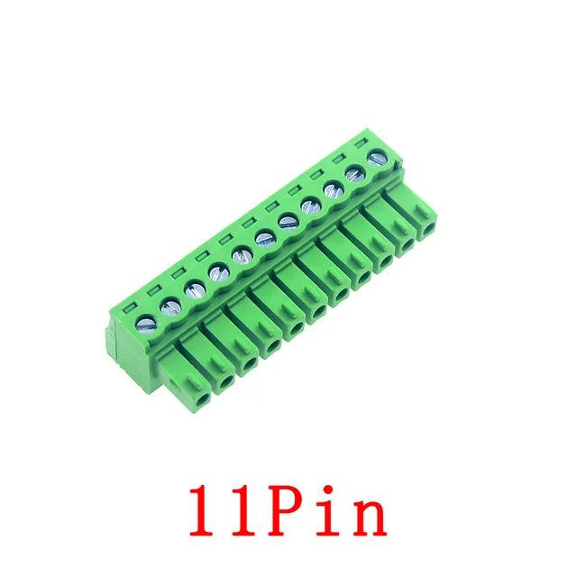 Tnisesm 12Pcs 3 Pin Screw Terminal Block Connector 5.08mm - View #2