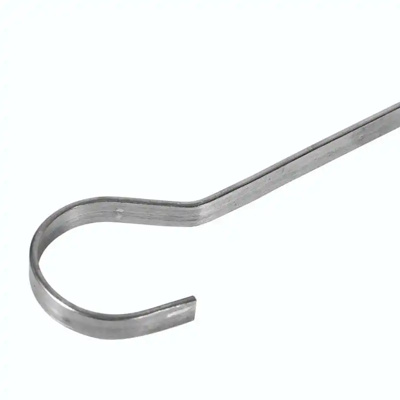 10PCS 40cm BBQ Skewers Stainless Steel Kabob Kebab Flat Skewers Needle