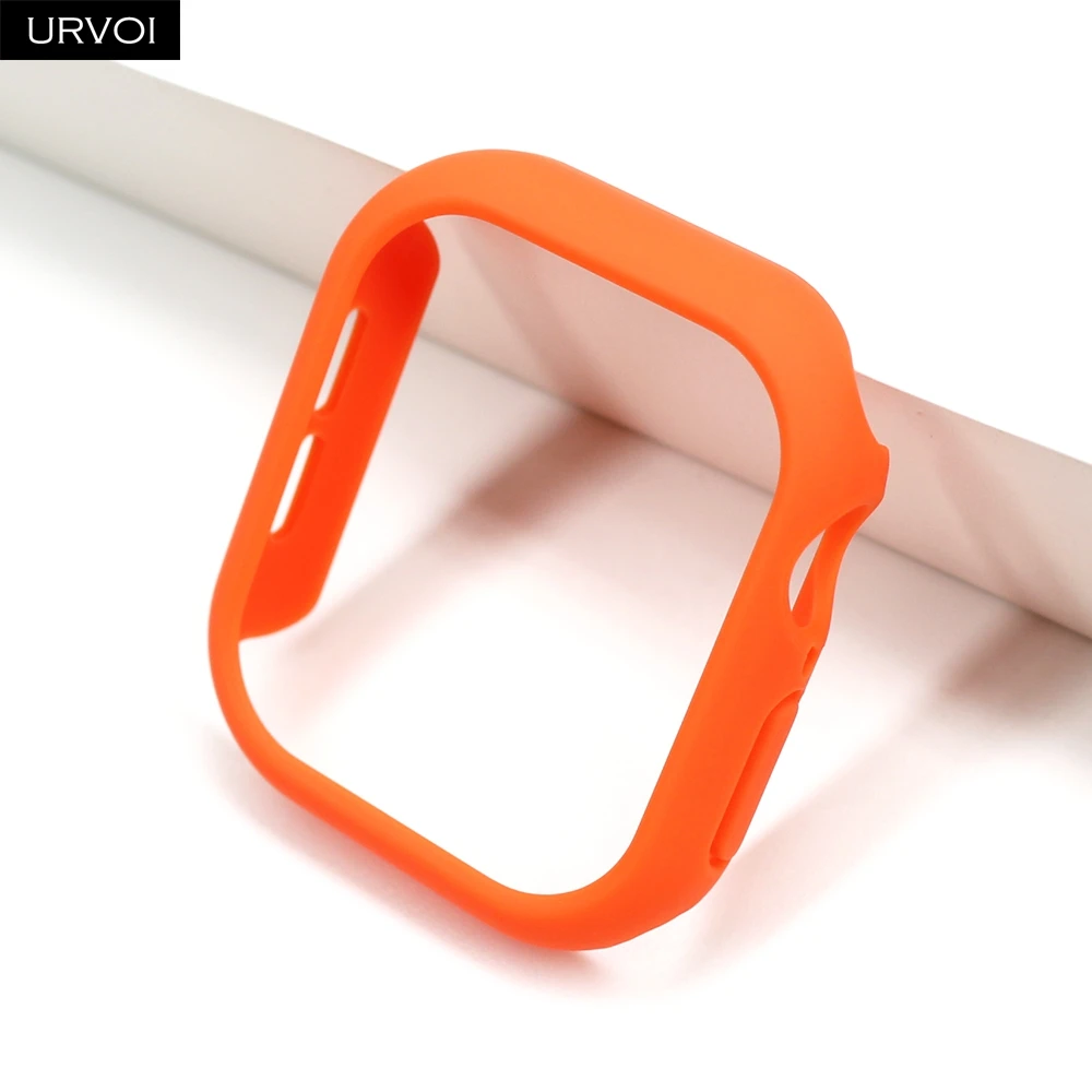 Premium Ultra-Thin Candy PC Case for Smartwatch - Sleek Protective Bumper Frame Accessory