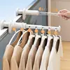 1Pcs Travel Clothes Hanger Portable Window Frame Hanging Drying Rack For Indoor Wall Mounted Space Saving Clothes Hanger 1