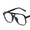 Large Frame Double Girder Clear Lens Glasses Big Simple Myopia Nerd Spectacles Degree -0.5 -1.0 -2.0 -3.0 -4.0 to -6.0 2