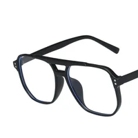 Large Frame Double Girder Clear Lens Glasses Big Simple Myopia Nerd Spectacles Degree -0.5 -1.0 -2.0 -3.0 -4.0 to -6.0 2
