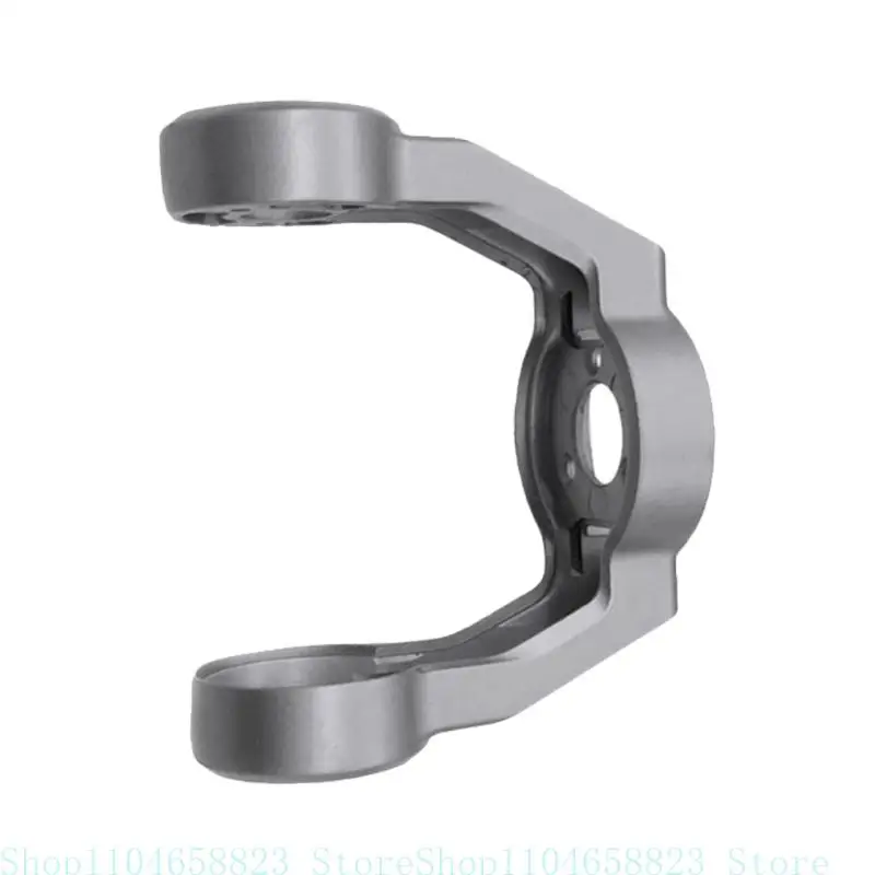 Bras rouleau cardan Mavic 2, pièce métallique de rechange pour moteur de drone, posée sur une surface blanche.