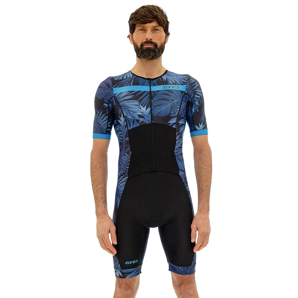 Zone3 Mannen Fietsen Racing Korte Mouw Zwemmen Pak Aero Wielertrui Zomer Mtb Fiets Tri Suit Triathlon Schaatspak Jumpsuit