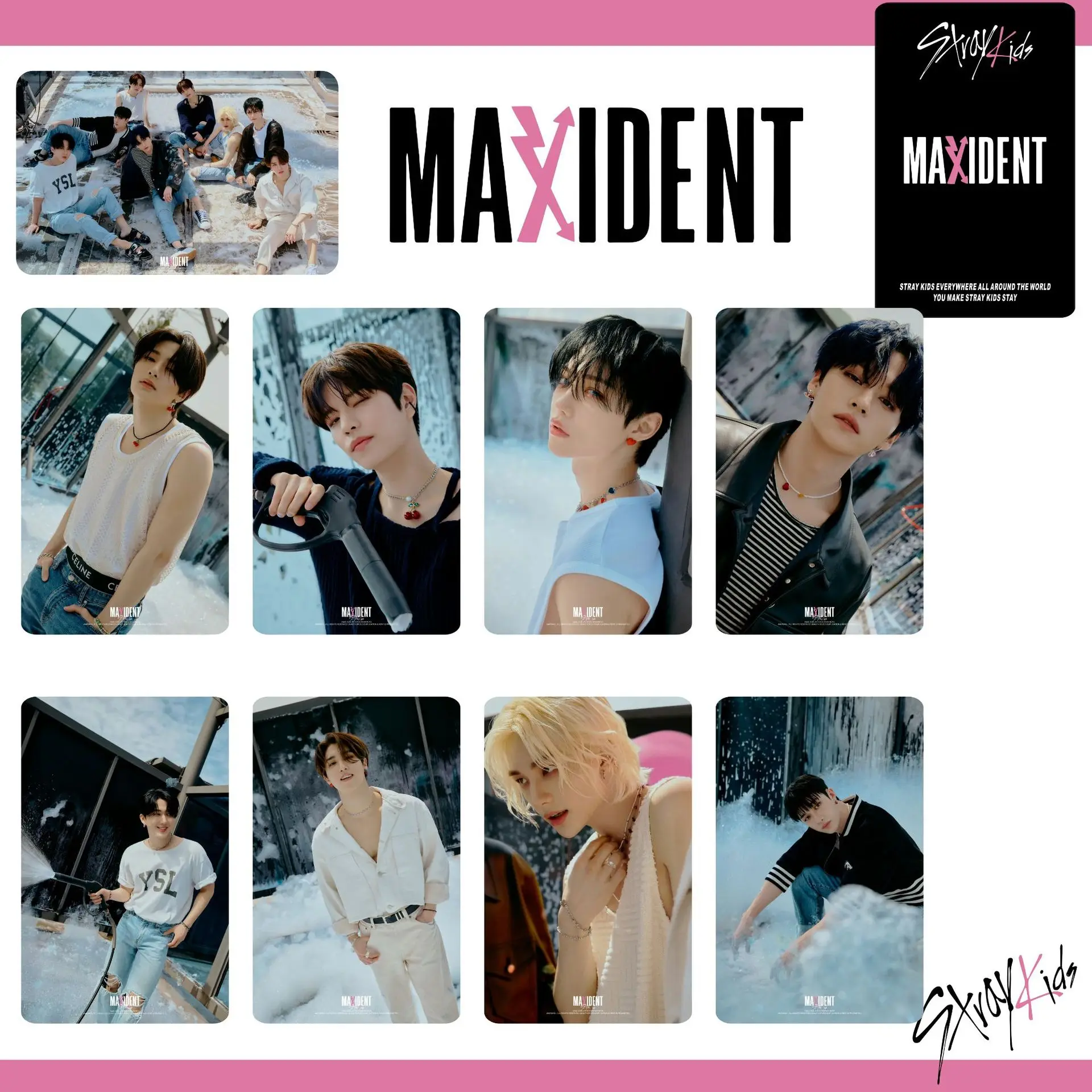 Straykids ヒョンジン　会場限定トレカ3枚セット Stray Kids ヒョンジン セット Straykids ヒョンジン 会場限定トレカ3