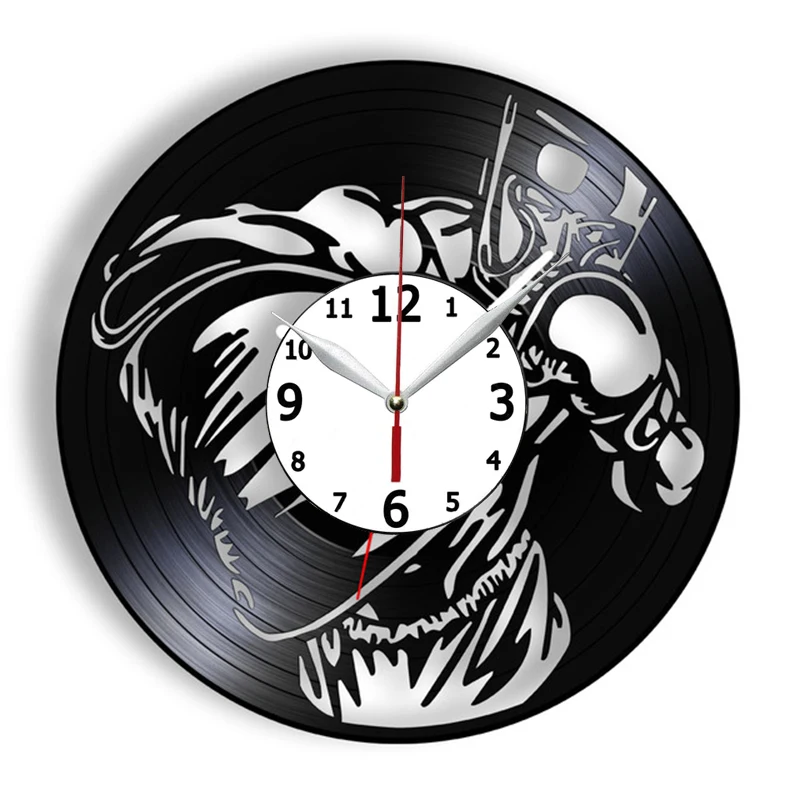Boxing Wall Clock Boxer Vintage Vinyl Record Wall Clocks Battery
