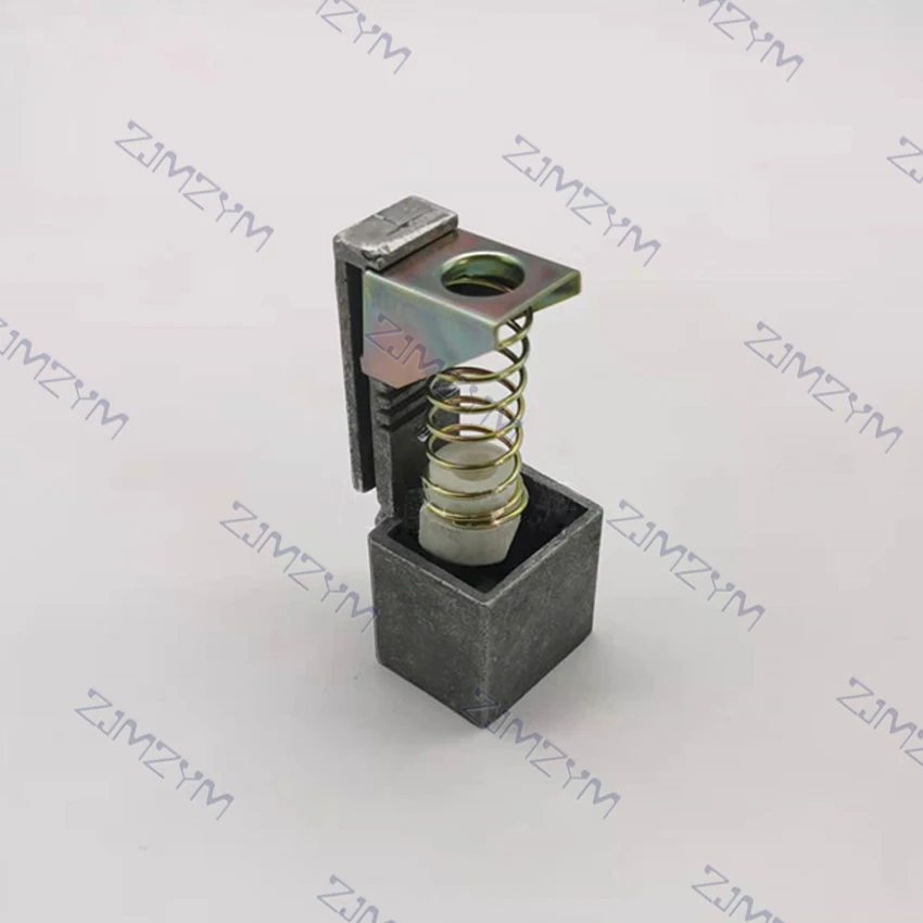 32x25x60mm Four Wire High Copper Carbon Brush+Aluminum Brush Box+Fixed Plate For Welding Positioner Turntable Table Tube Welder