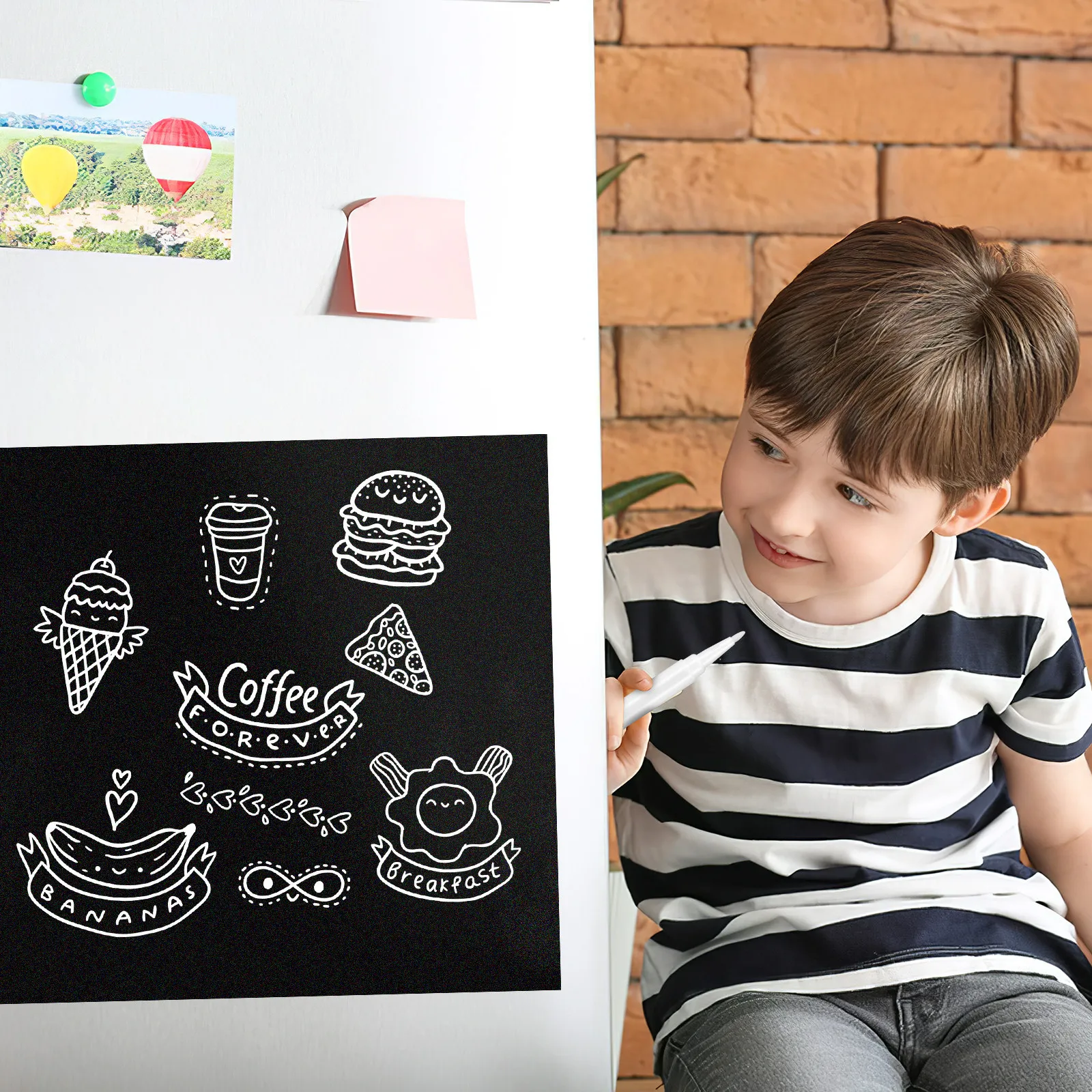 4Pcs 흰색 분필 마커 액체 유형 먼지가 없는 간편한 청소 미세 팁 유리 칠판 종이 플라스틱 거울 공예용 휴대용