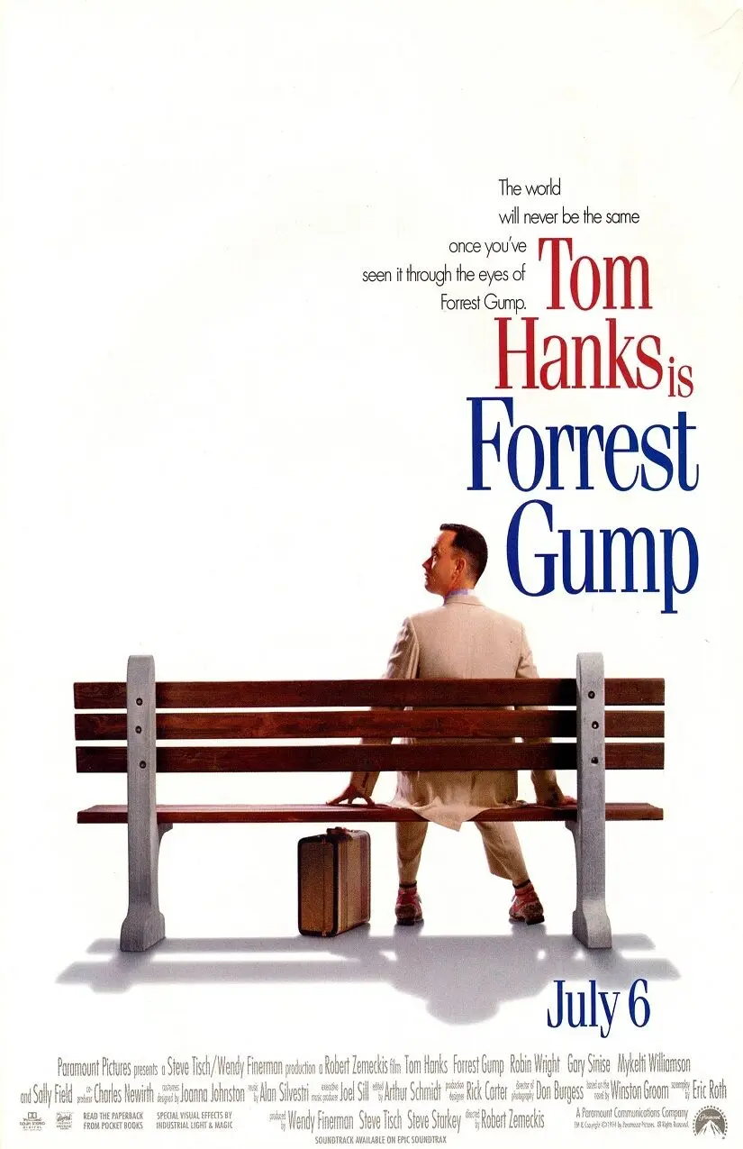 

Forrest Gump Movie Art Film Print Silk Poster Home Wall Decor