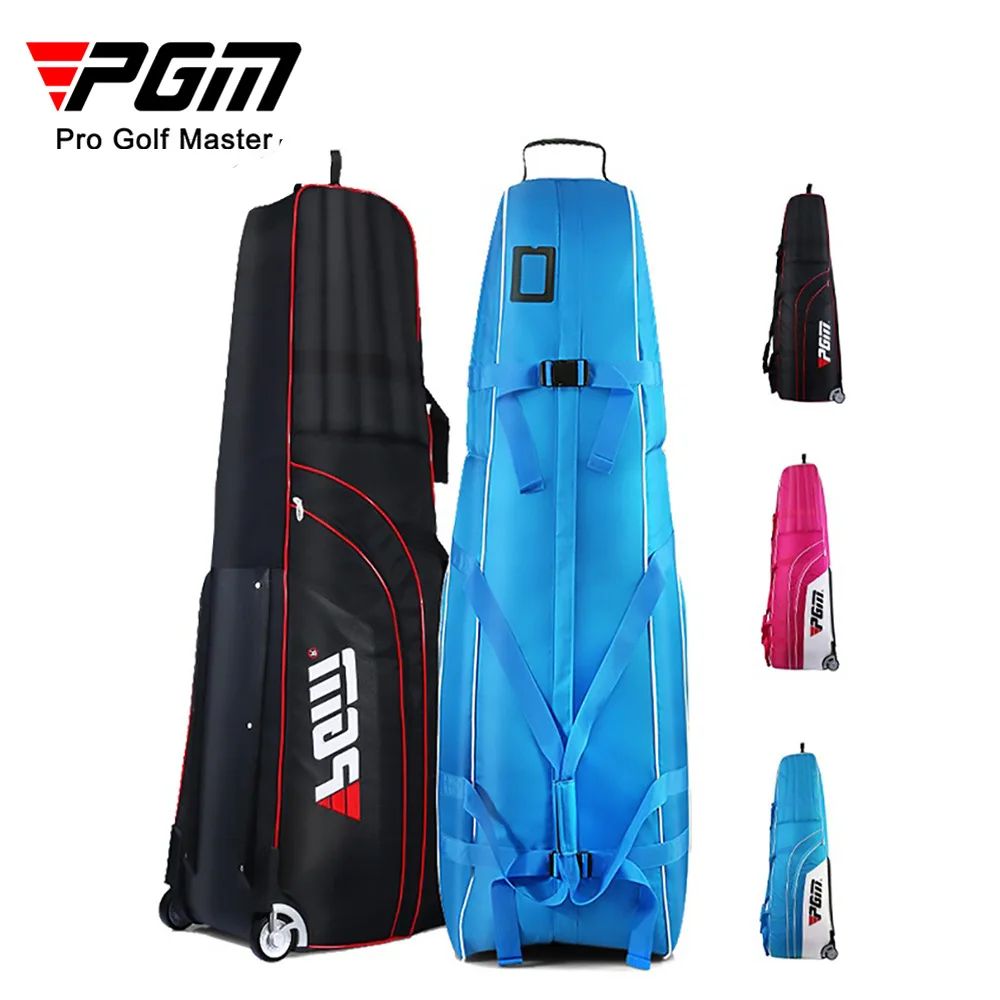 

PGM Lightweight Foldable Golf Bag Travel Plane Caddy Bags With Wheel Aircraft Stand Thickening Folding Pad Golf Cover Bag HKB008