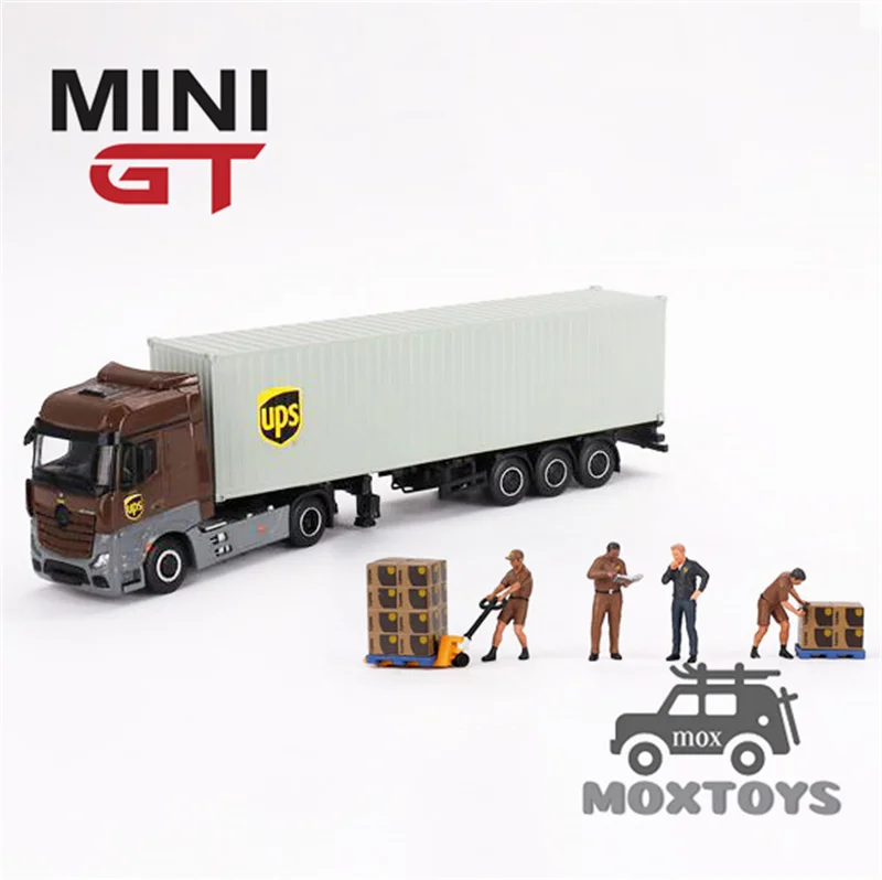 mini GT 1/64 メルセデス ベンツ アクトロス 40ftコンテナ