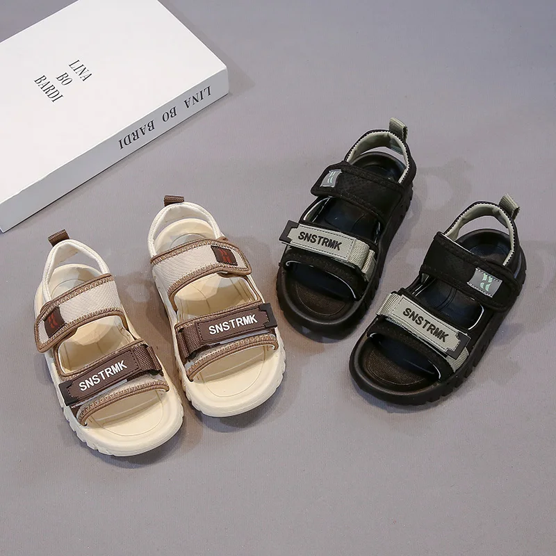 Boys Summer Sandals Korean Style Anti Slip Soft Bottom
