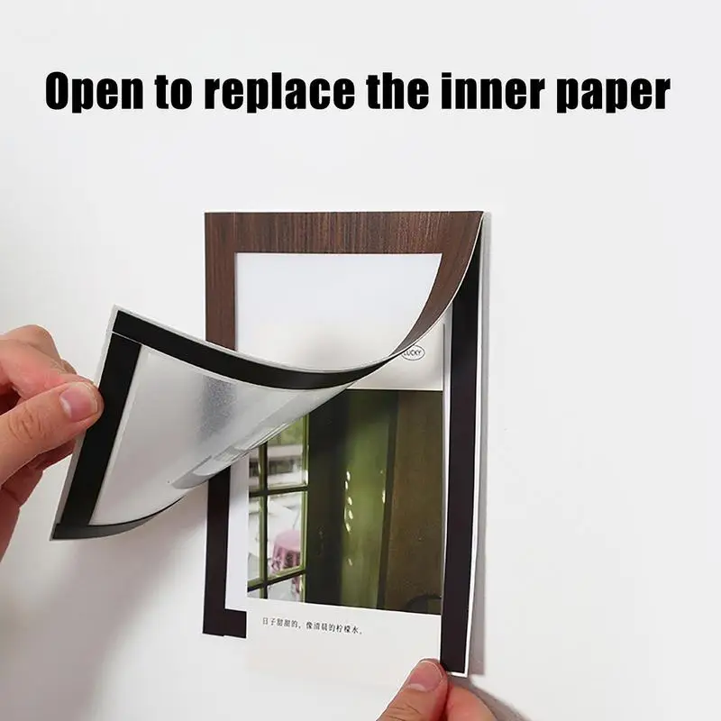 Cornice Magnetica Espositore Autoadesivo Waal Art Photo Frame Wall Art Storage Frame Per Appartamento College Dormitorio Home Shopping Mall