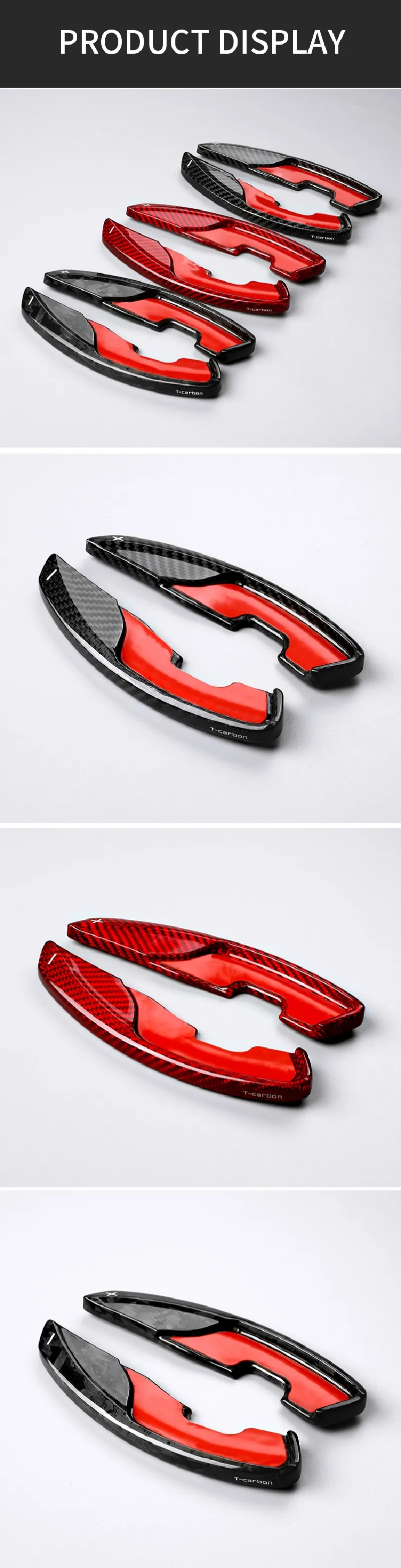 Real Carbon Fiber Steering Wheel Paddle Shift For Lexus ES IS UX Shift Paddle Extension Shifter