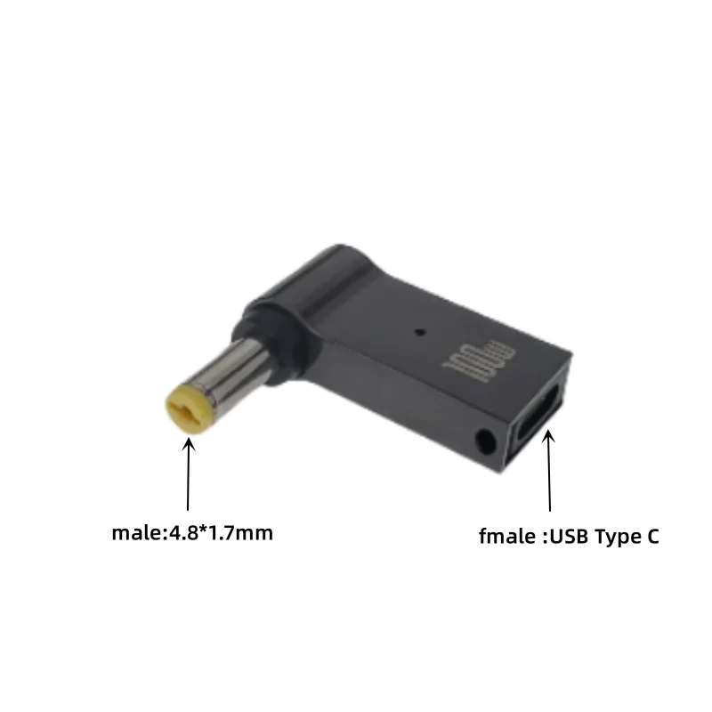 100W USB 타입 C 고속 충전 어댑터 플러그 커넥터 델 아수스 HP 에이서 레노버용 범용 USB C 노트북 충전기 컨버터