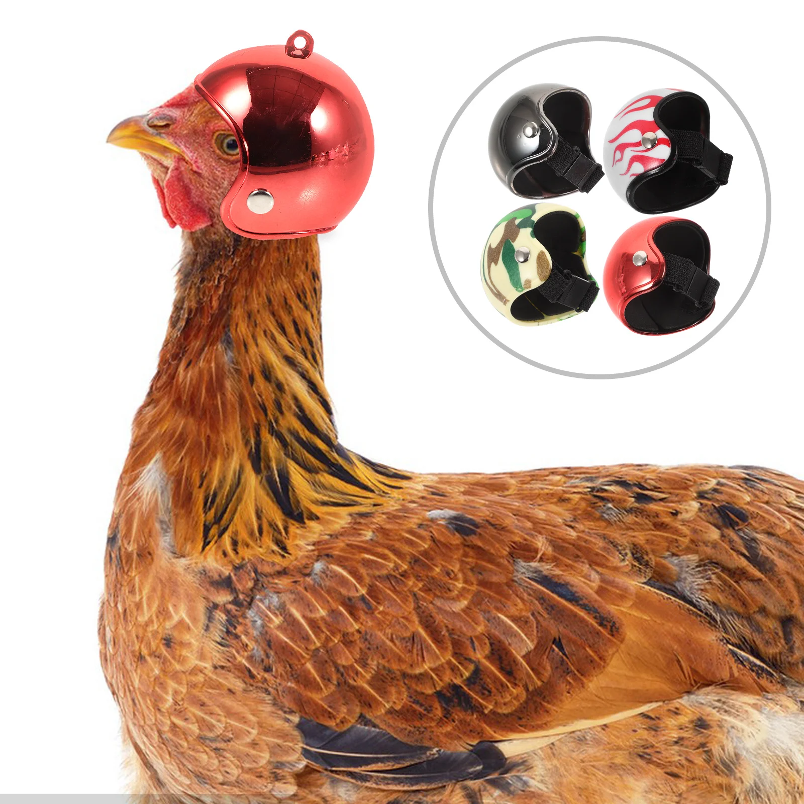 

Chicken Chicken Safety Pet Bird Funny Mini mini doll house toy rainproof cap chicken