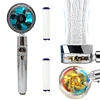 High Pressure 360 Degrees Rotation Shower Head Turbo Fan Water Saving Spray Adjustable Showerhead Filters Bathroom Accessories 6