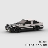 City MOC Super Race Car F1 Speed Champions Model Building Bricks Sports Great Racing Police Vehicle Blocks Technical Pickup Toy 2
