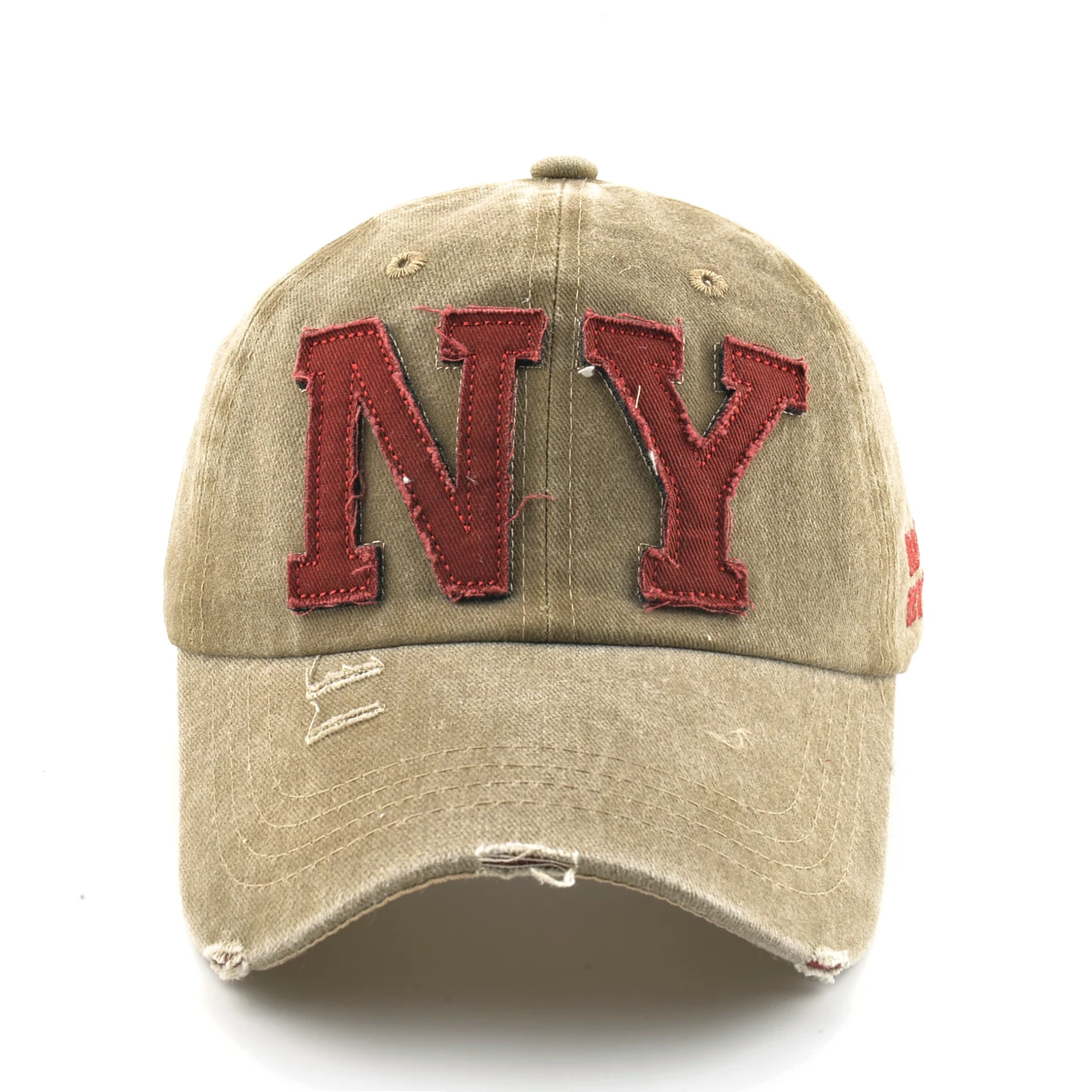 Belsen NYC Embroidered Dad Hat - Washed Cotton Low Profile Baseball Cap, Adjustable (Black, 7 1/4) - View #14