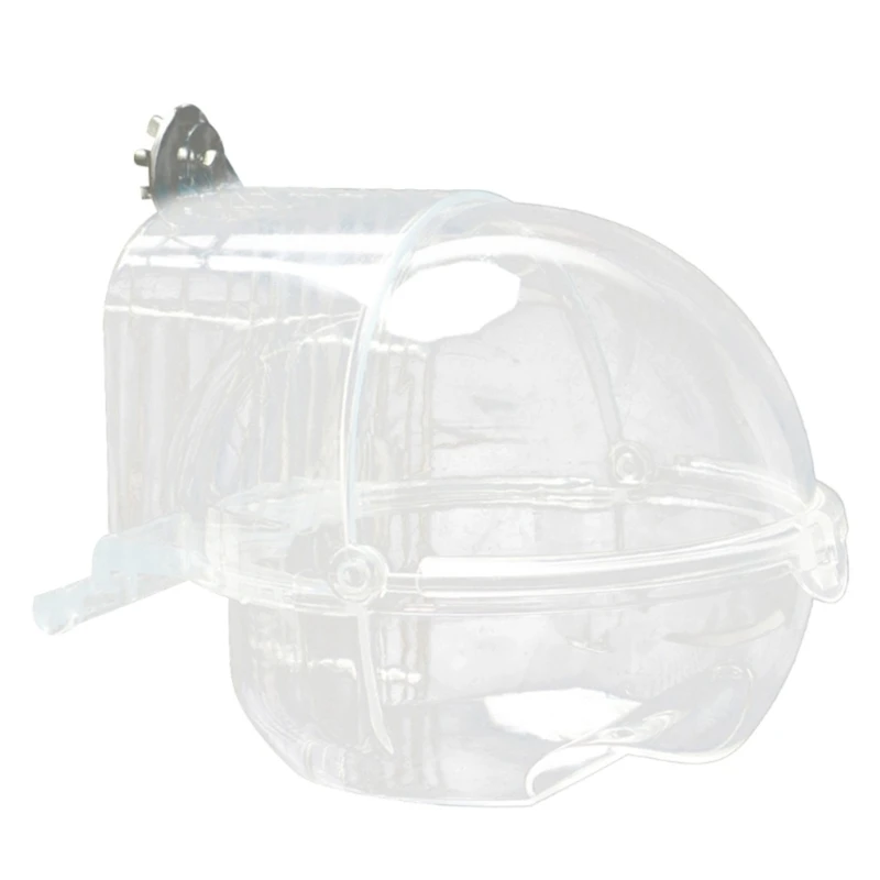 

Parrot Bath Tub Parrot Shower Box Pet Bird Bath Tub For Cage Parrot Bathtub Transparent Bathing Tub Screw On