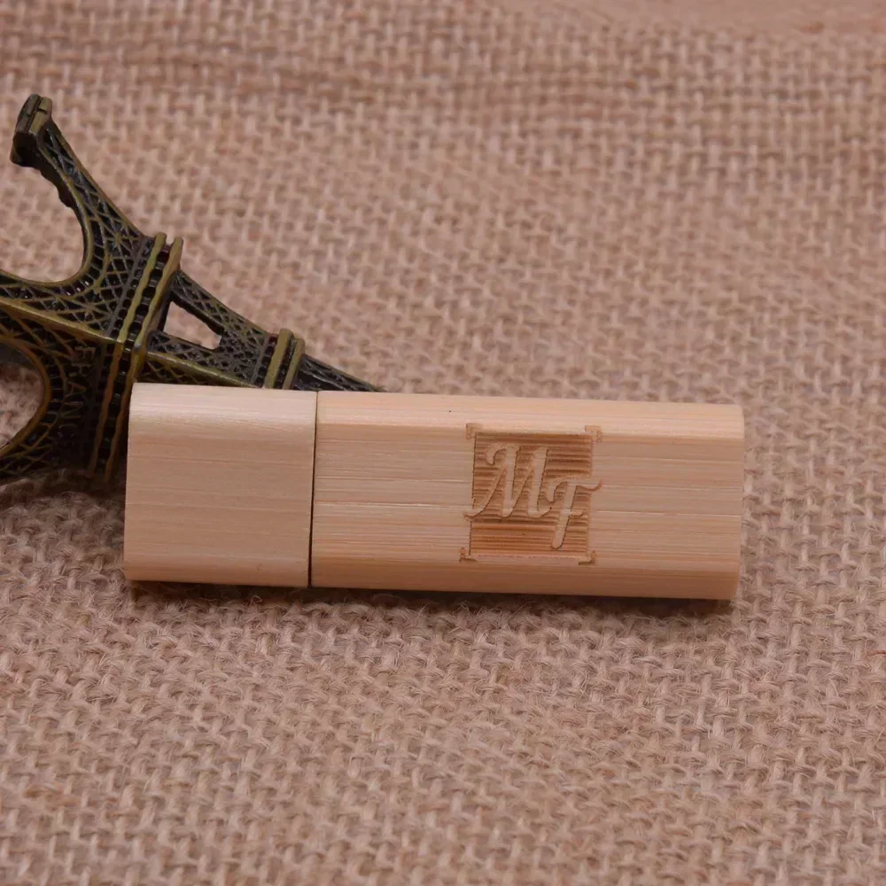 20PCS Wooden USB 2.0 flash drive 4GB 8GB 16GB 32GB 64GB memory stick for wedding Free Logo