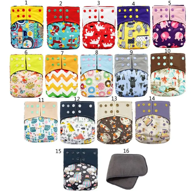 

97BE Waterproof Infant Nappy Toddler Cloth Diaper Baby Universal Thick Nappies Insert