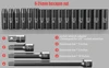 METERK 10PCS/20PCS Impact Socket Set 1/2" Drive Metric For Air Pneumatic Socket Metric Drive Deep Socket Wrench Repair Tools 4