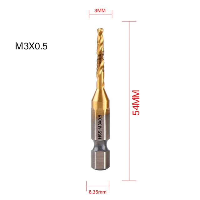 M3X0.5 Golden