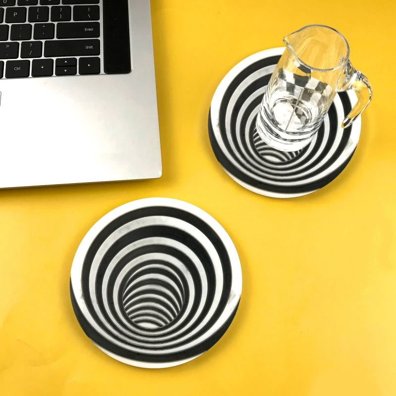 

Epoxy Resin Spiral Trap Mold Diy Mat Home Decorations