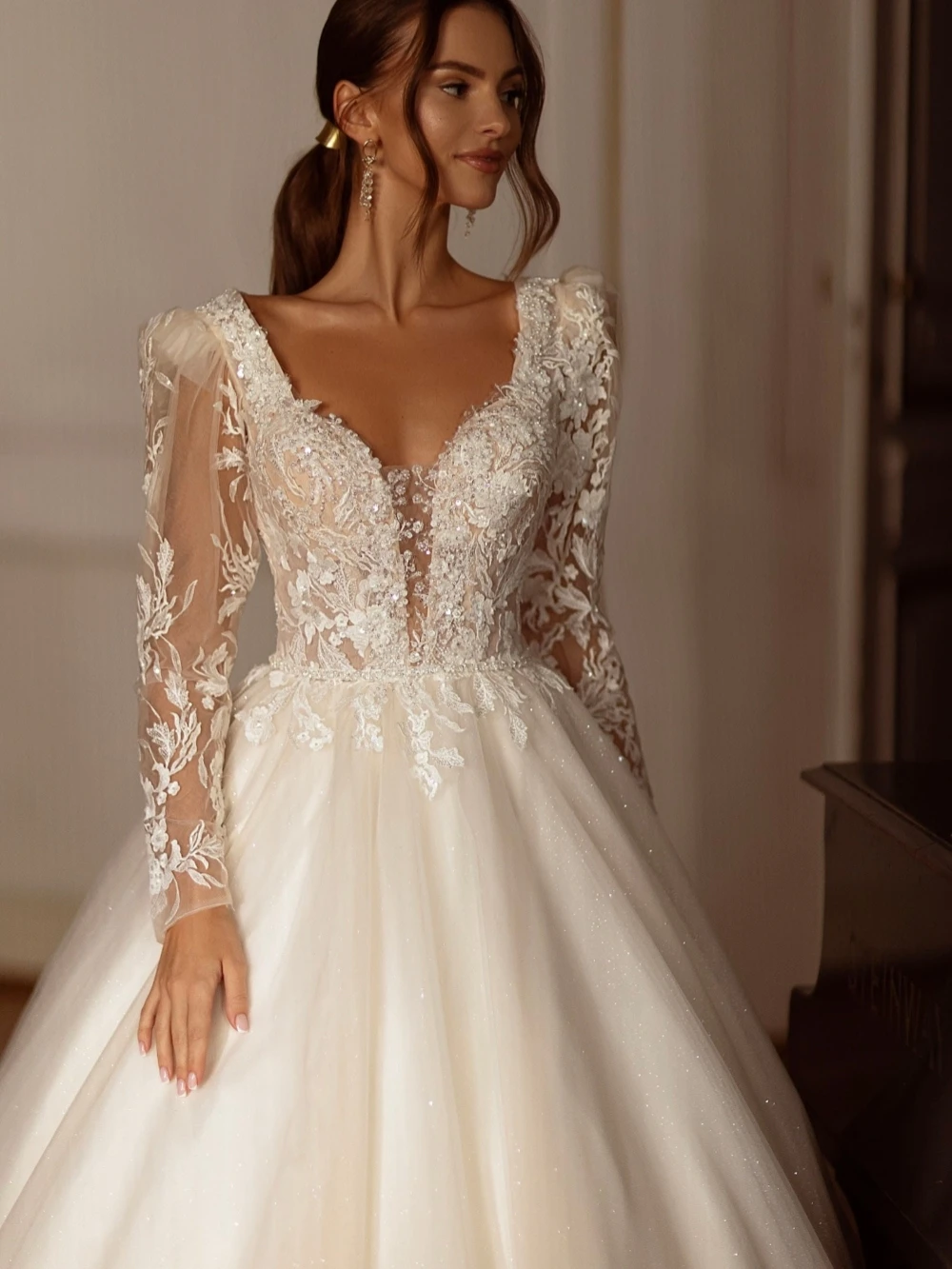 Рисунок 2 - Романтическое свадебное платье с вырезом сердечком