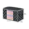 Blanket Storage Bags With Zipper Foldable Clothes Container Large Pillow Bin For Clothes Blankets Comforters Bedding Sets Sturdy 6