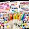 12Jar/Lot Acrylic Powder Nail Art Decoration 3D Carved Powder 12 Colors Dipping/Extension Professional Nail Pigment Dust Kit #F# 3