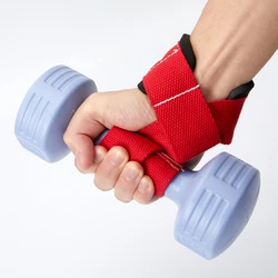 1pair Lifting Straps Weight lifting Wrist Weight Belt Body Building Gloves for Women Men Fitness Barbells Power gym Crossfit