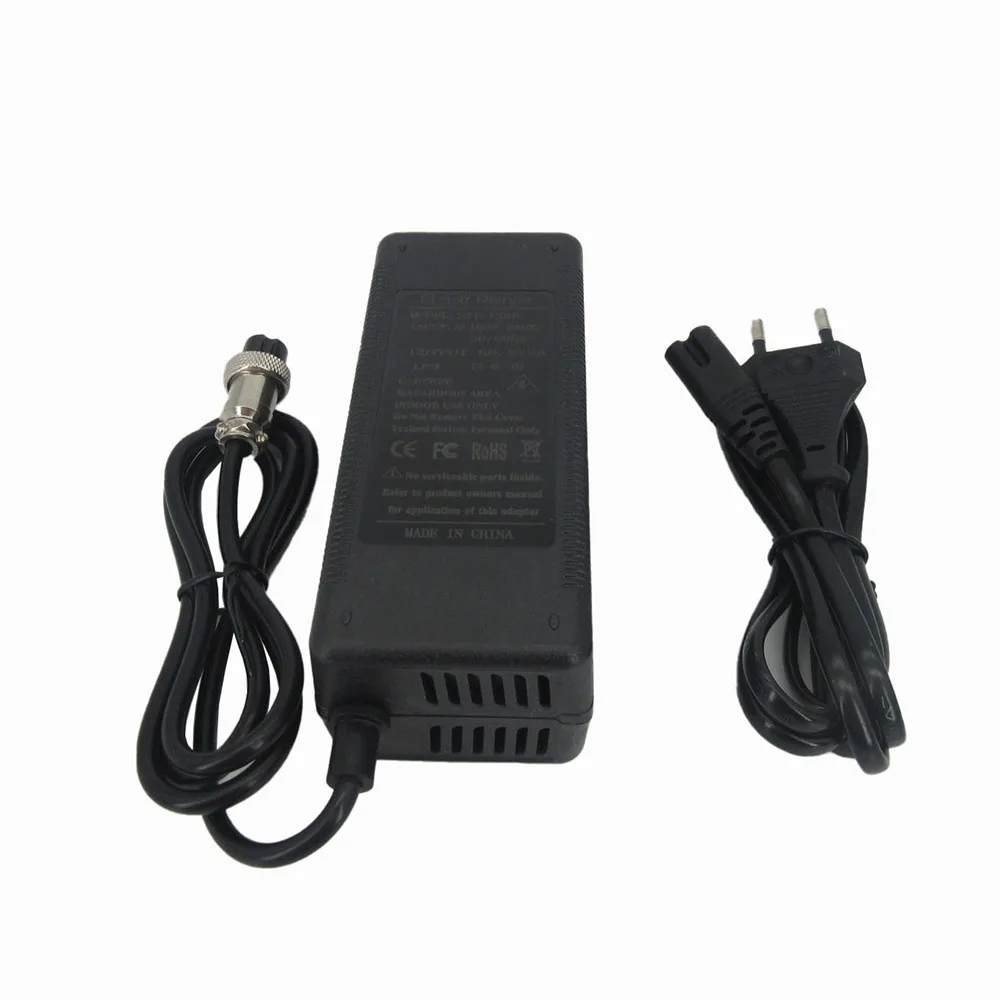 리튬 전기 자전거 충전기, 전기 자전거 스쿠터 배터리 어댑터, 48 V, 54.6V, 2A, 48 V, 13S, 48 V, 2A, GX16, XT60 커넥터