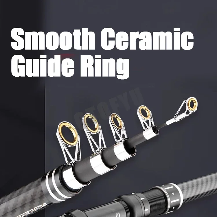 Telescopic Fishing Rod Carbon Travel Surf Rod Spinning Power Beach River Distance Throwing Fishing fishing rod